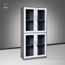 Glass Door Knock Down Furniture Cabinet Steel Filing Cabinet